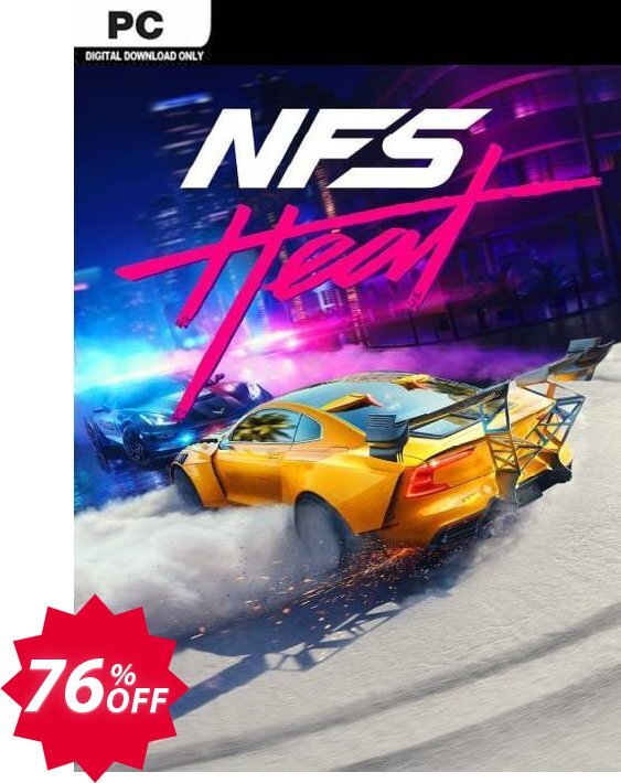 Need for Speed: Heat PC Coupon code 76% discount 