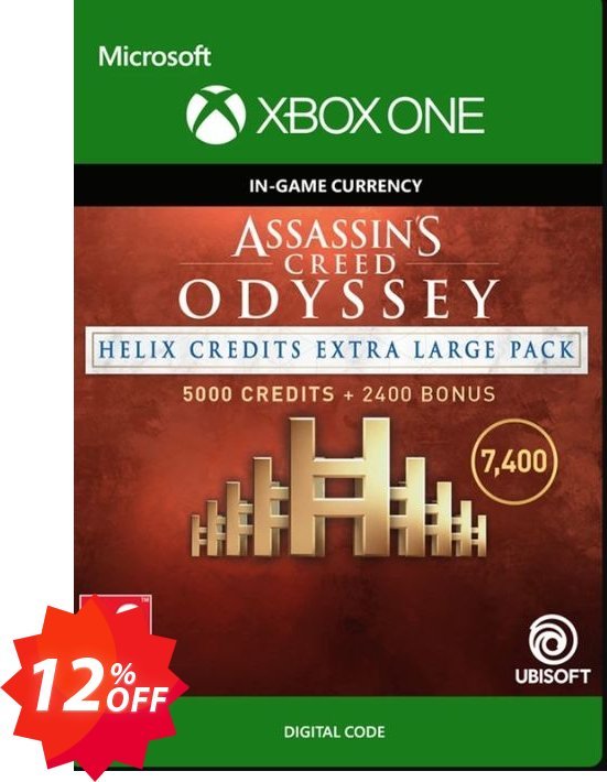 Assassins Creed Odyssey Helix Credits XL Pack Xbox One Coupon code 12% discount 