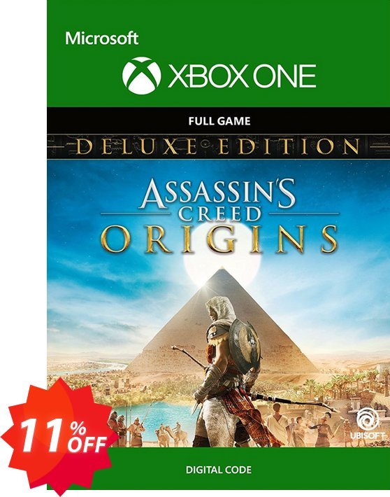 Assassins Creed Origins Deluxe Edition Xbox One Coupon code 11% discount 