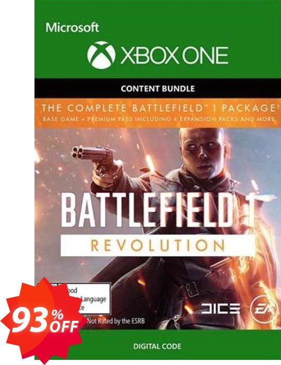 Battlefield 1 Revolution Inc. Battlefield 1943 Xbox One Coupon code 93% discount 