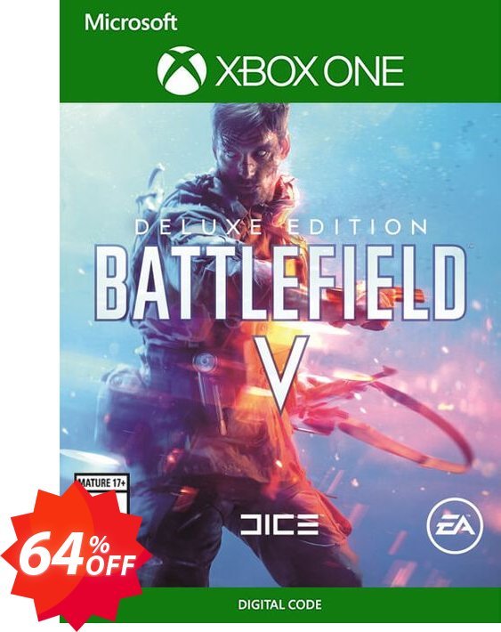 Battlefield V 5 Deluxe Edition Xbox One Coupon code 64% discount 