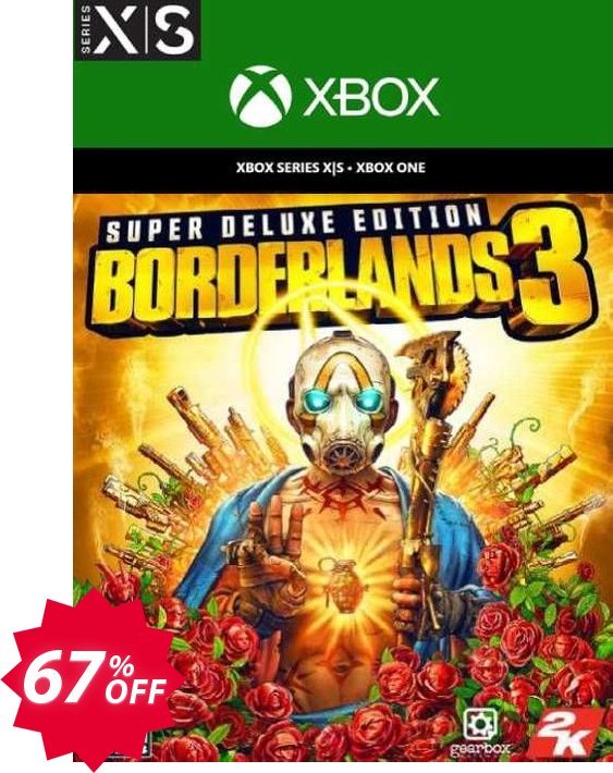 Borderlands 3: Super Deluxe Edition Xbox One Coupon code 67% discount 