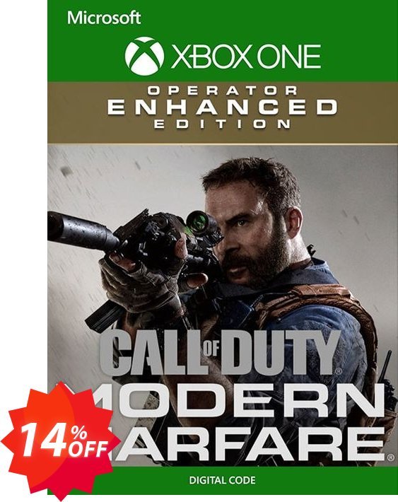 Call of Duty Modern Warfare Operator Enhanced Edition Xbox One Coupon code 14% discount 