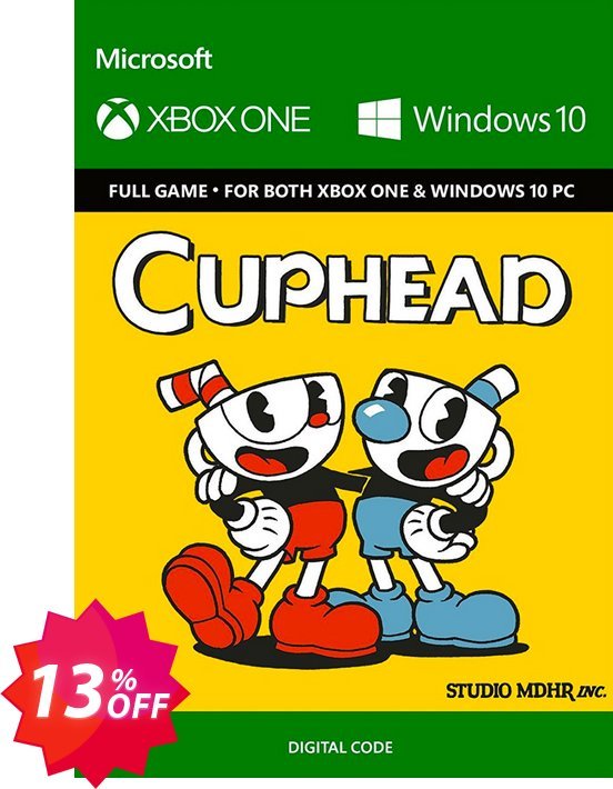 Cuphead Xbox One/PC Coupon code 13% discount 