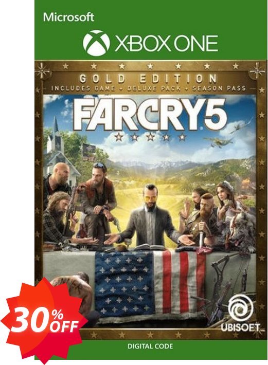 Far Cry 5 Gold Edition Xbox One Coupon code 30% discount 
