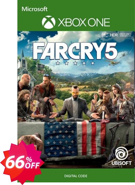 Far Cry 5 Xbox One Coupon code 66% discount 