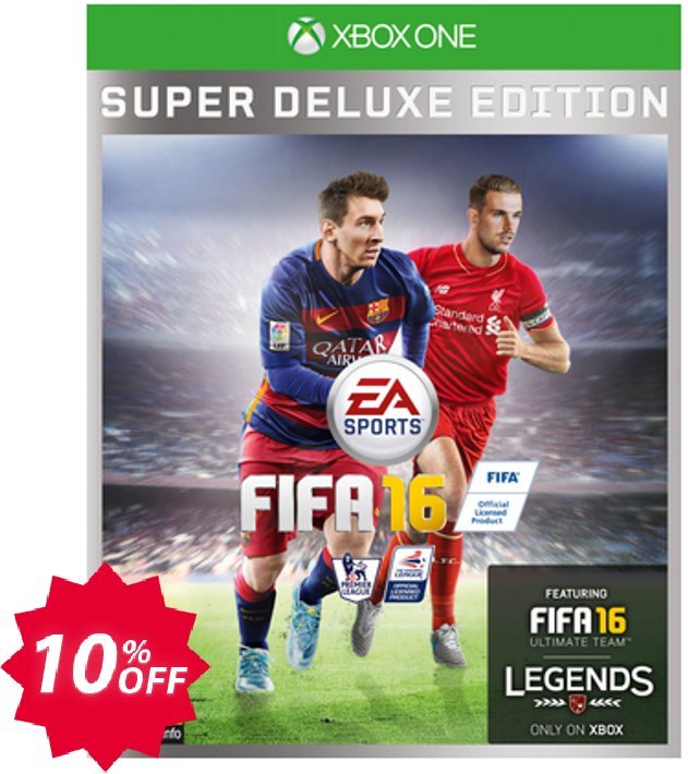 FIFA 16 Super Deluxe Edition Xbox One - Digital Code Coupon code 10% discount 