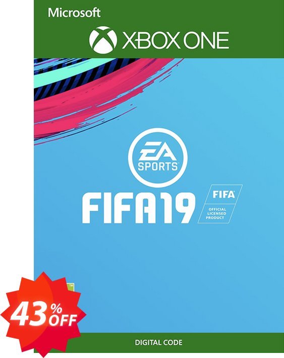 Fifa 19 Xbox One Coupon code 43% discount 