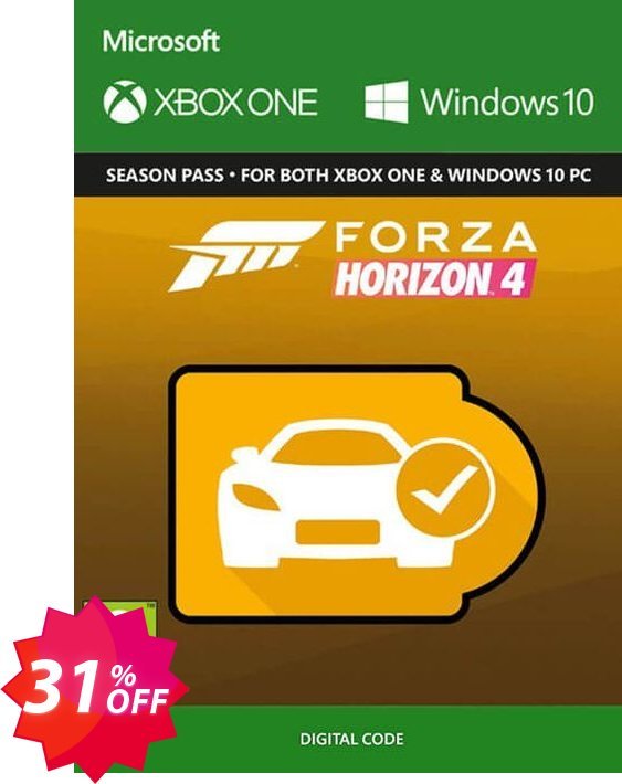 Forza Horizon 4 Car Pass Xbox One/PC Coupon code 31% discount 