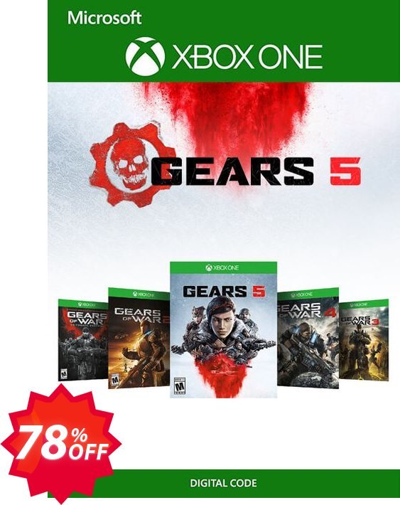 Gears 5: Bundle Pack Xbox One Coupon code 78% discount 