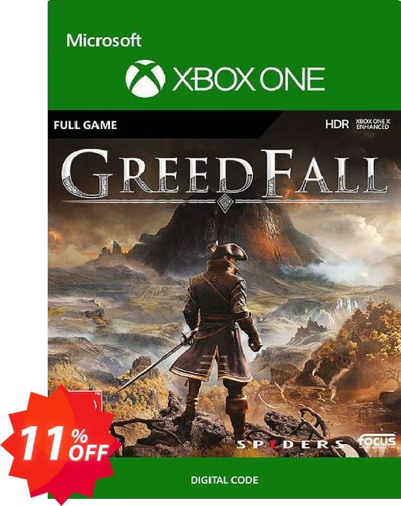 Greedfall Xbox One Coupon code 11% discount 