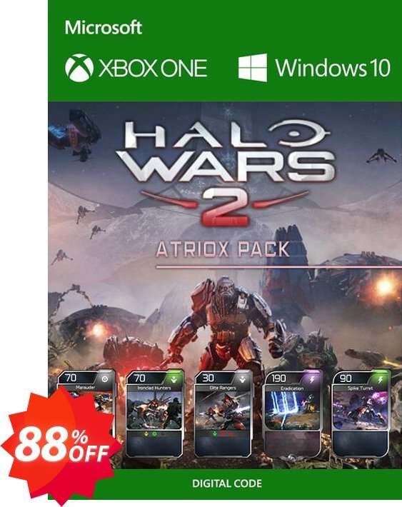 Halo Wars 2 Atriox Pack DLC Xbox One / PC Coupon code 88% discount 