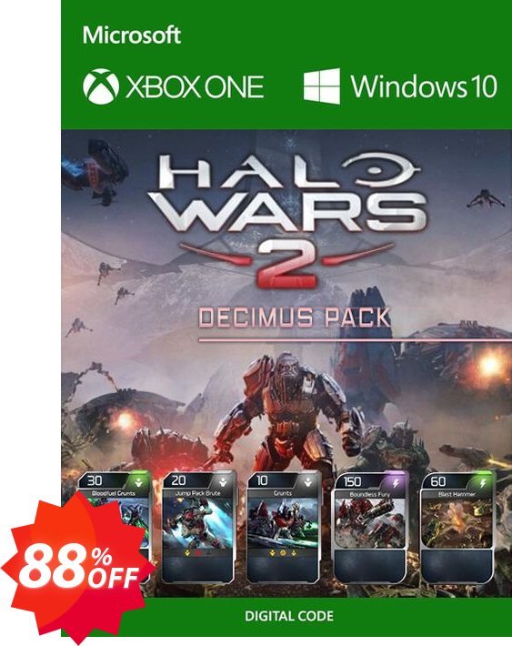 Halo Wars 2 Decimus Pack DLC Xbox One / PC Coupon code 88% discount 