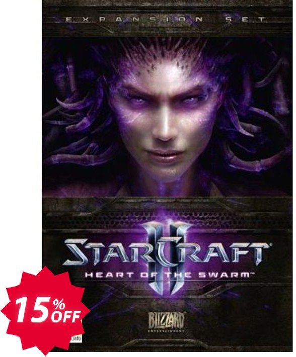 Starcraft II 2: Heart of the Swarm, PC/MAC  Coupon code 15% discount 