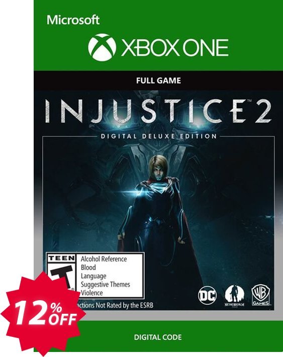 Injustice 2 Digital Deluxe Edition Xbox One Coupon code 12% discount 