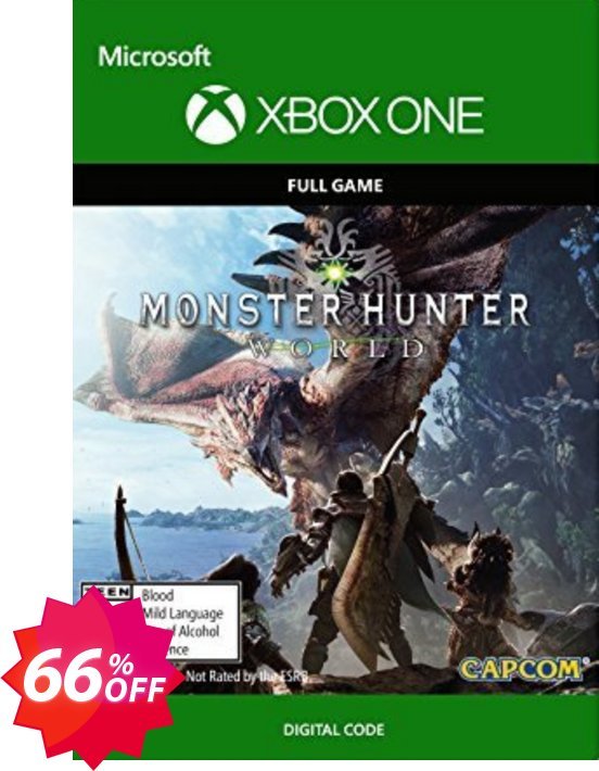 Monster Hunter: World Xbox One Coupon code 66% discount 