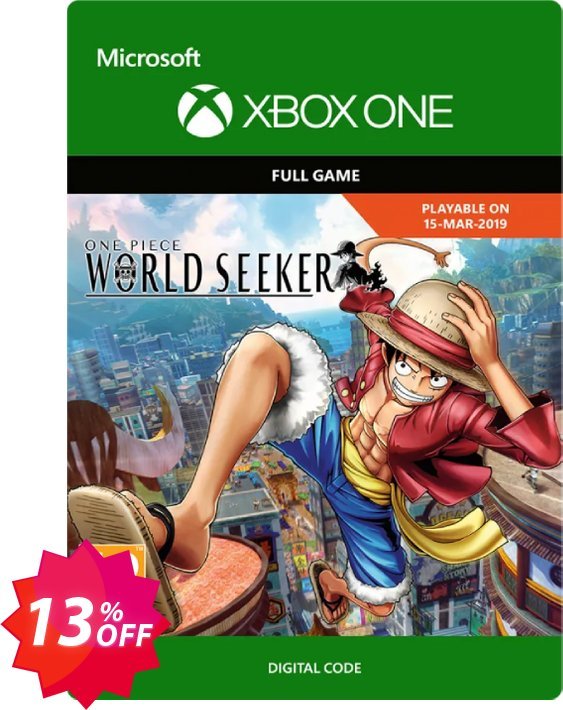 One Piece World Seeker Xbox One Coupon code 13% discount 