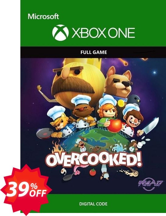 Overcooked Xbox One Coupon code 39% discount 