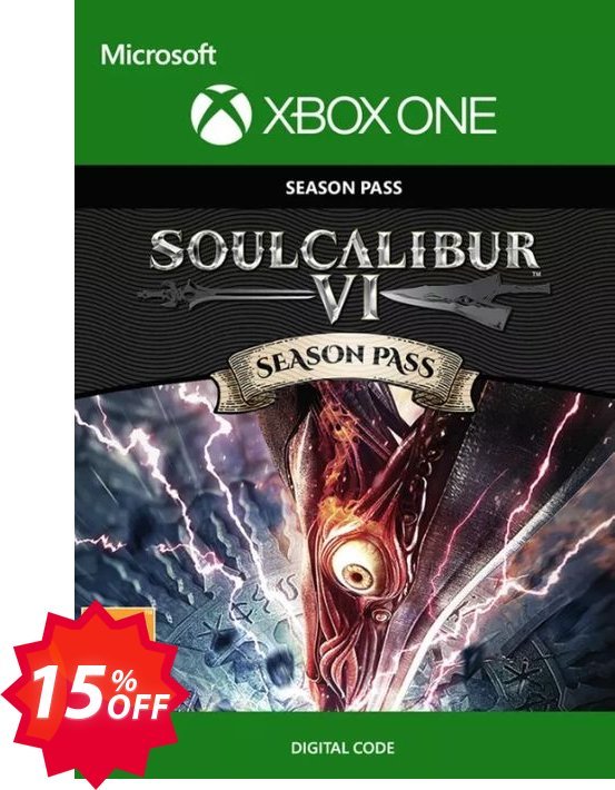 Soulcalibur VI 6 Season Pass Xbox One Coupon code 15% discount 