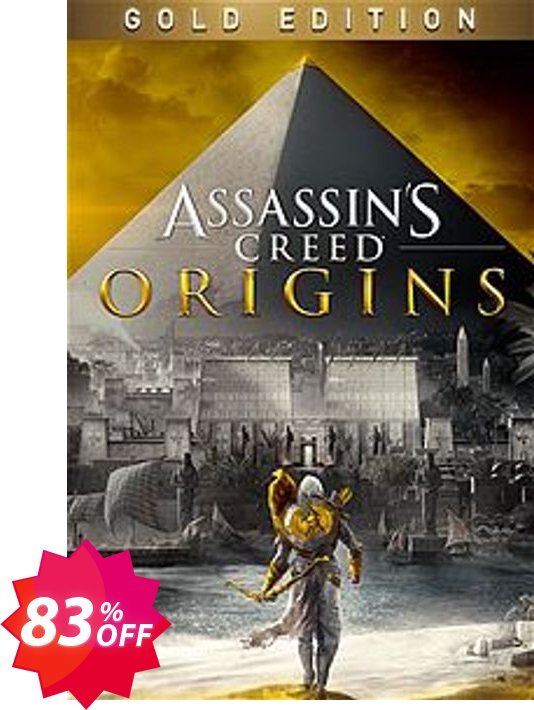 Assassins Creed Origins Gold Edition PC Coupon code 83% discount 