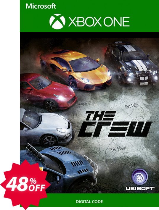 The Crew Xbox One Coupon code 48% discount 