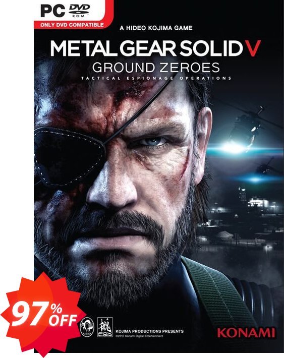 Metal Gear Solid V 5: Ground Zeroes PC Coupon code 97% discount 