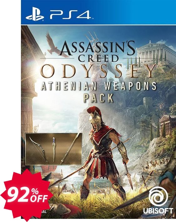 Assassins Creed Odyssey Athenian Weapons Pack DLC PS4 Coupon code 92% discount 