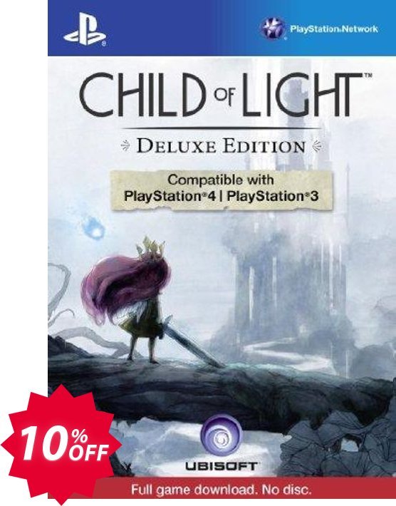 Child of Light Deluxe Edition PS3/PS4 - Digital Code Coupon code 10% discount 