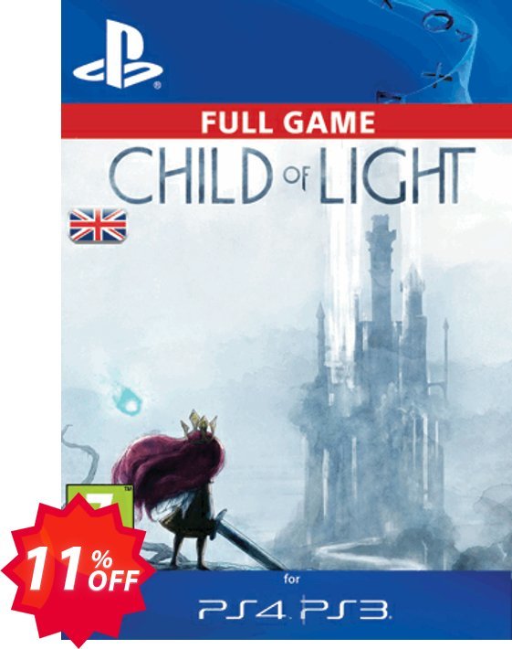 Child of Light PS3/PS4 - Digital Code Coupon code 11% discount 