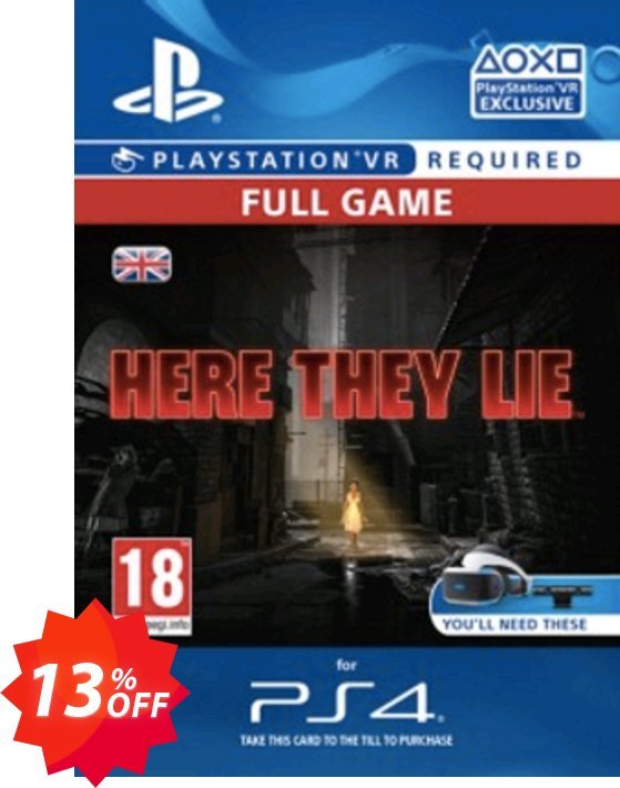 Here They Lie VR PS4 Coupon code 13% discount 