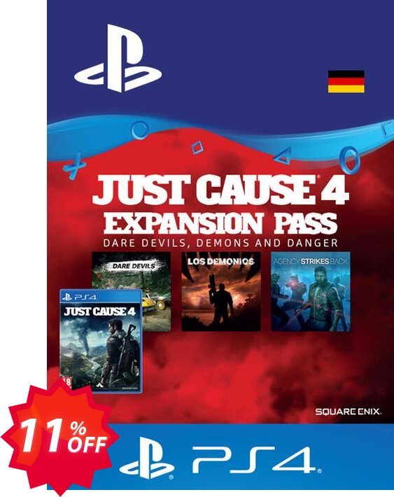 Just Cause 4 Expansion Pass PS4, Germany  Coupon code 11% discount 