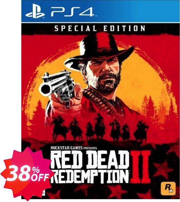 Red Dead Redemption 2 Special Edition PS4 US/CA Coupon code 38% discount 