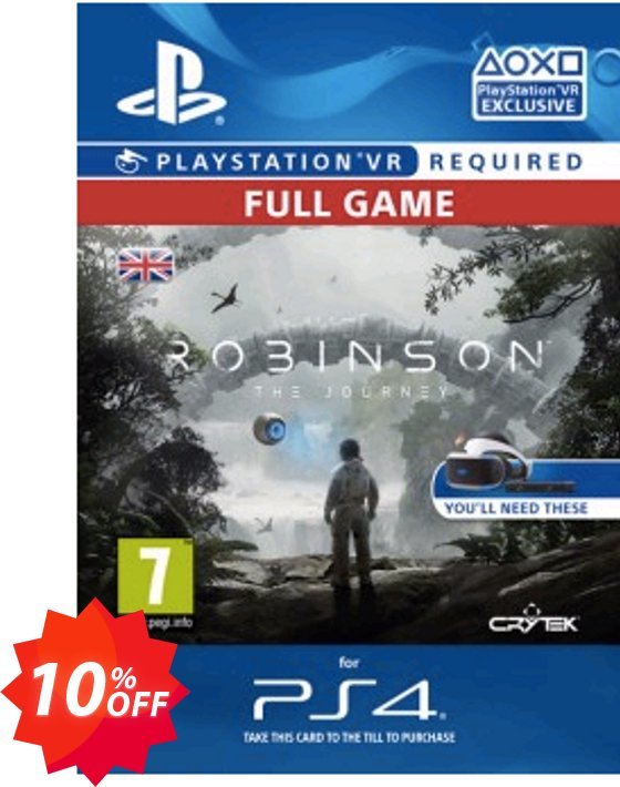 Robinson The Journey VR PS4 Coupon code 10% discount 