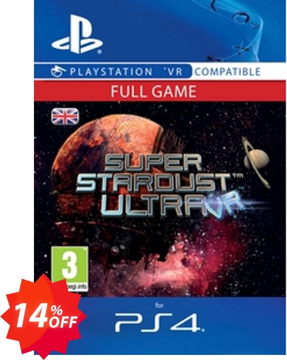 Super Stardust Ultra VR PS4 Coupon code 14% discount 