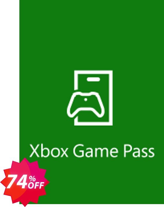 14 day Xbox Game Pass Xbox One Coupon code 74% discount 