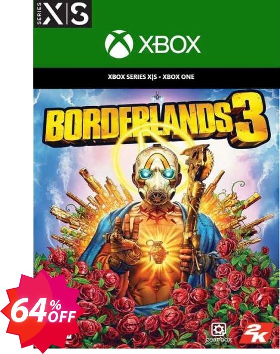 Borderlands 3 Xbox One Coupon code 64% discount 