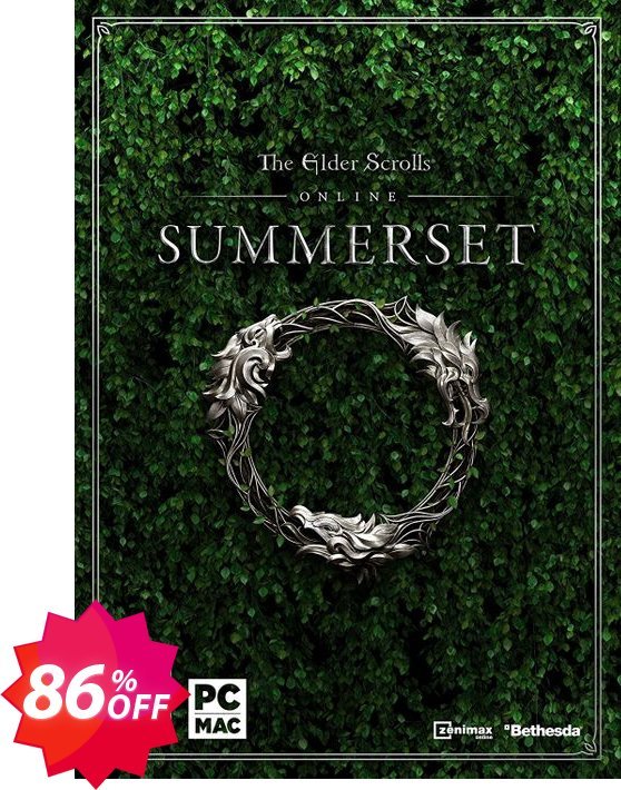 The Elder Scrolls Online Summerset PC Coupon code 86% discount 