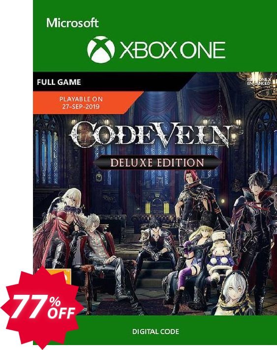 Code Vein: Deluxe Edtion Xbox One Coupon code 77% discount 