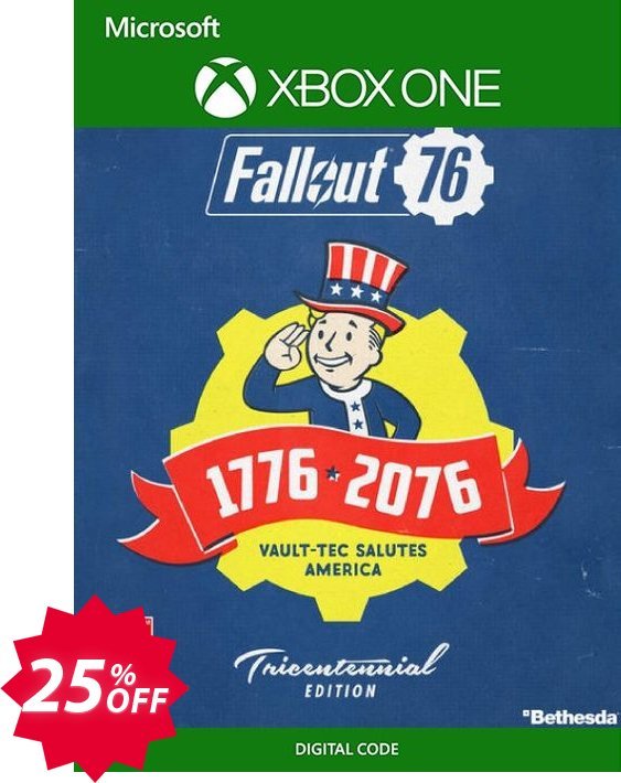 Fallout 76 Tricentennial Edition Xbox One Coupon code 25% discount 