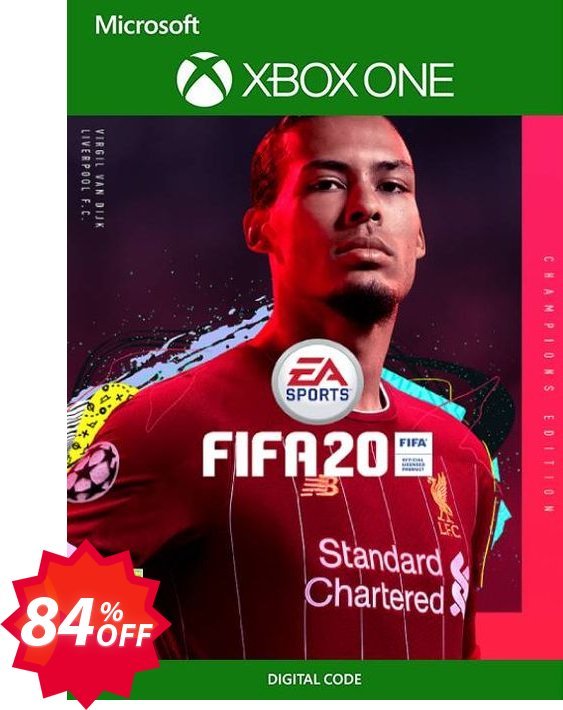 FIFA 20: Champions Edition Xbox One Coupon code 84% discount 