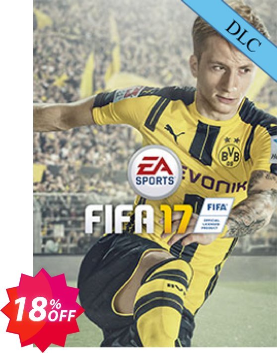 FIFA 17 PC - 5 FUT Gold Packs, DLC  Coupon code 18% discount 