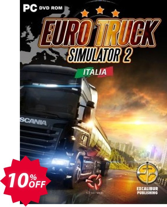 Euro Truck Simulator 2 PC Italia DLC Coupon code 10% discount 