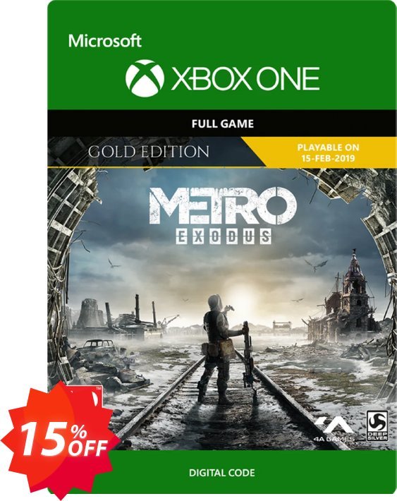 Metro Exodus Gold Xbox One Coupon code 15% discount 