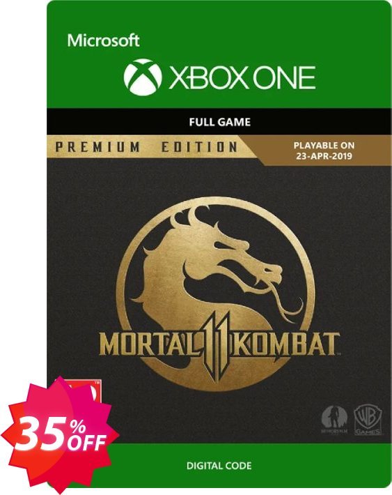 Mortal Kombat 11 Premium Edition Xbox One Coupon code 35% discount 