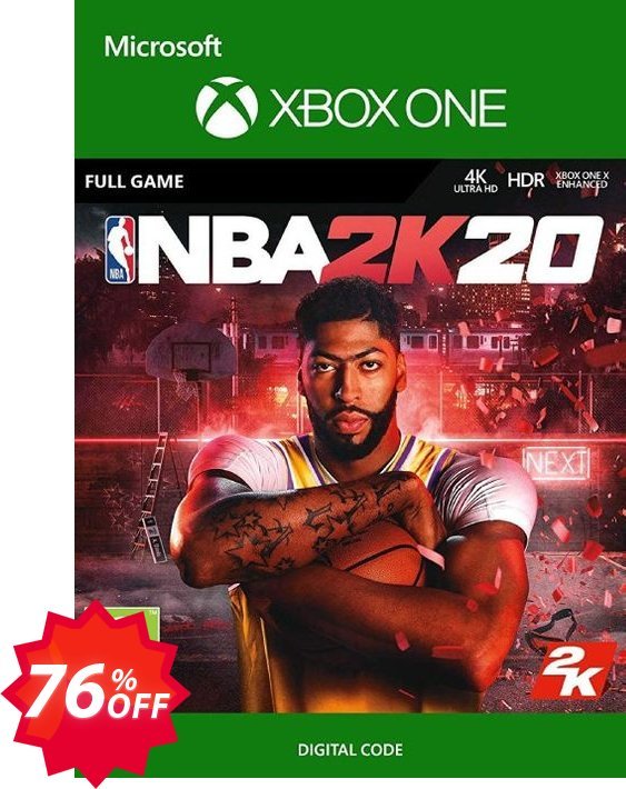 NBA 2K20 Xbox One Coupon code 76% discount 