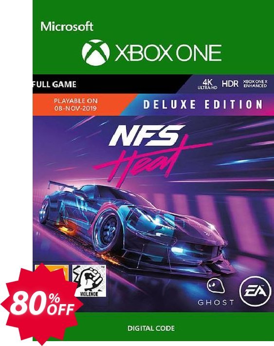 Need for Speed: Heat - Deluxe Edition Xbox One Coupon code 80% discount 
