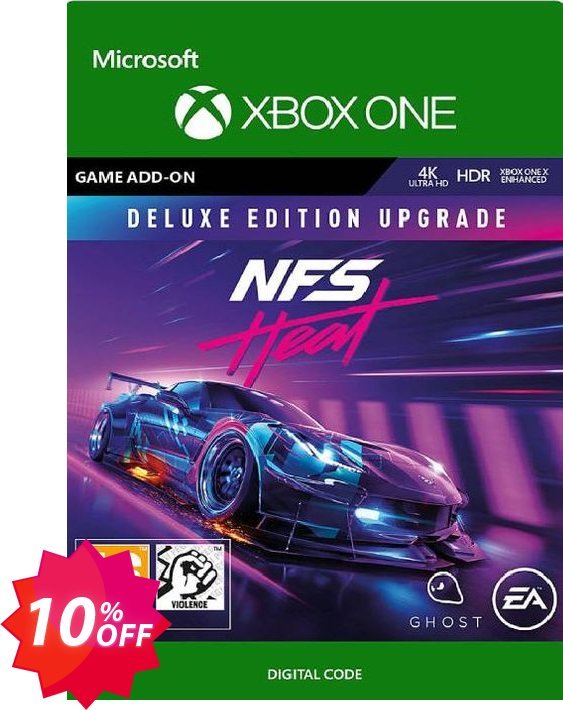 Need for Speed: Heat Deluxe Upgrade Xbox One Coupon code 10% discount 