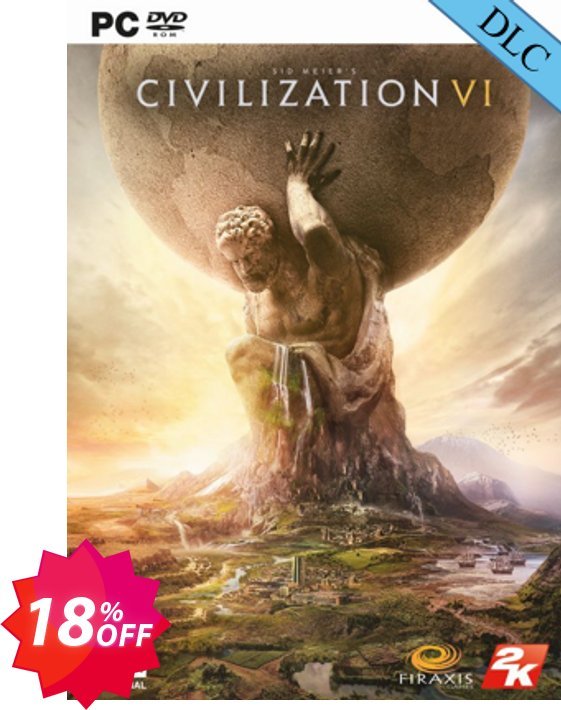 Sid Meiers Civilization VI 6 PC - DLC Coupon code 18% discount 