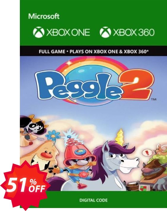 Peggle 2 Xbox 360 / Xbox One Coupon code 51% discount 