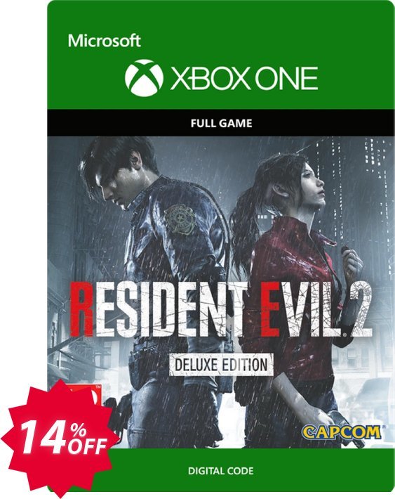 Resident Evil 2 Deluxe Edition Xbox One Coupon code 14% discount 